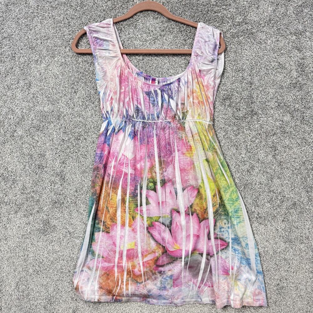 Bellezza Babydoll Tunic Mini Dress Junior XL McBling Boho Indie Sleaze Fairycore